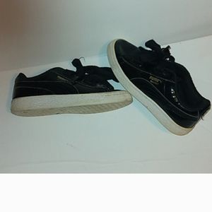 Puma patent leather sneakers